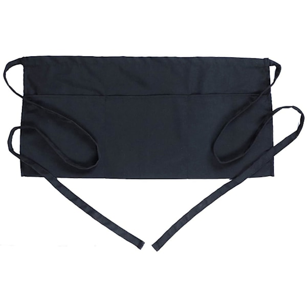 Server Aprons Med 3 Lommer - Midjeforkle