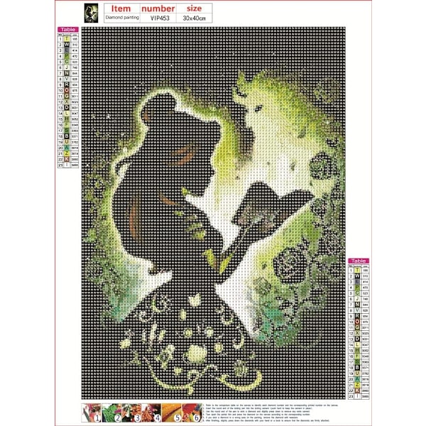 5D DIY diamantmaleri sæt til piger fuld diamant broderi maleri diamant klistermærker korssting kunst dekoration 11,8×15,8cm