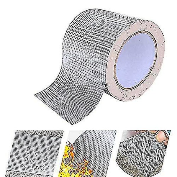 Aluminiumtejp: Hyperresistent och vattentät tejp med starkt grepp för sprickor, läckor, hål 5cm*5m
