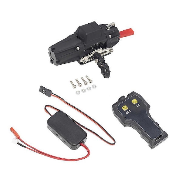 Metallvinsj med CH3 3-kanals trådløs fjernkontrollsystem for 1/10 RC Crawler Car Axial SCX10 -4,1