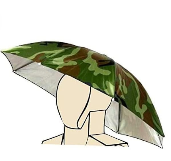 Foldbar paraply parasoll hatt - Hodeplagg for voksne