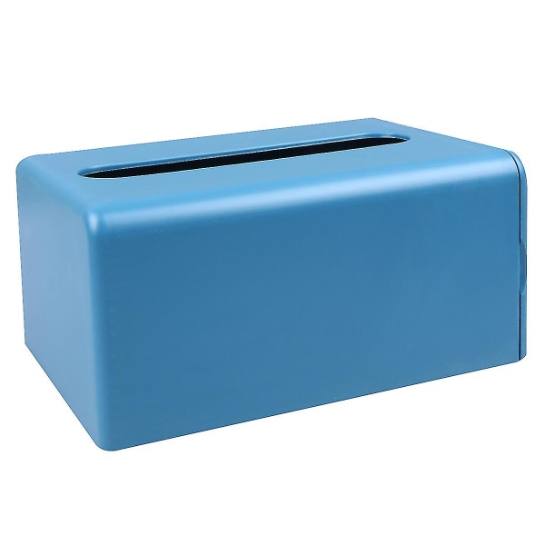 Stansfri Traceless Tissue Holder Väggmonterad Tissue Box Servett Box Tissue Förvaringsbox (blå)