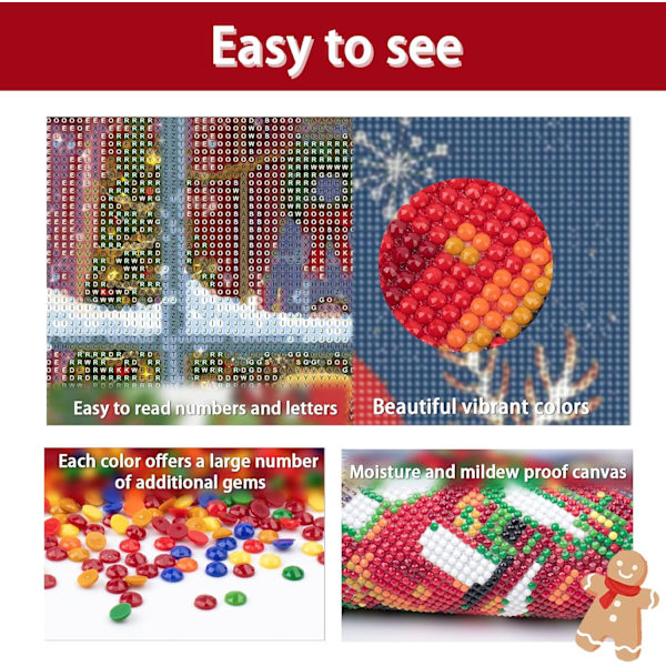 Joulukoira timanttimaalaus joulukuusi DIY 5D timanttitaide setti timanttimaalaus tarvikkeet aikuisille ja lapsille 12x16 tuumaa
