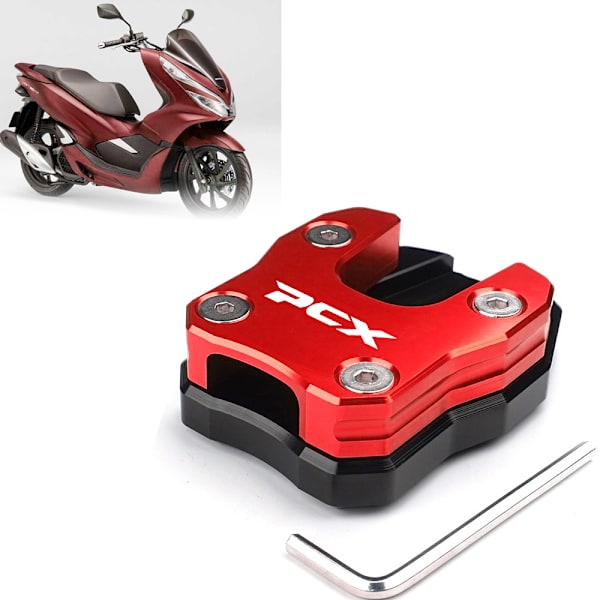 Egnet til Honda PCX150 PCX125 motorcykel modificeret side forlænget stativ højdeforøgelse
