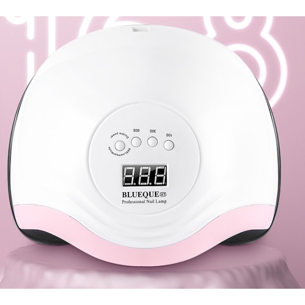 UV-nagelgellampa, 168W UV LED-nagellampor 4 timers 10/30/60/99S med automatisk sensor för alla geler