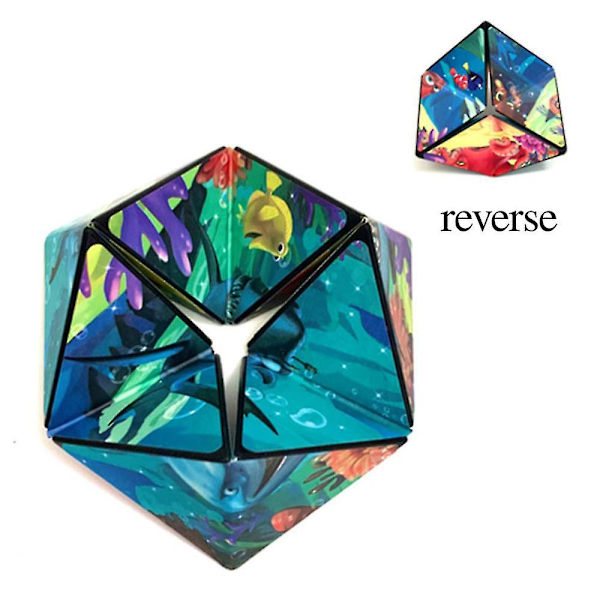 Infinity Flip Changeable Magic Cube Puzzle Anti Stress Legetøj Gave 3