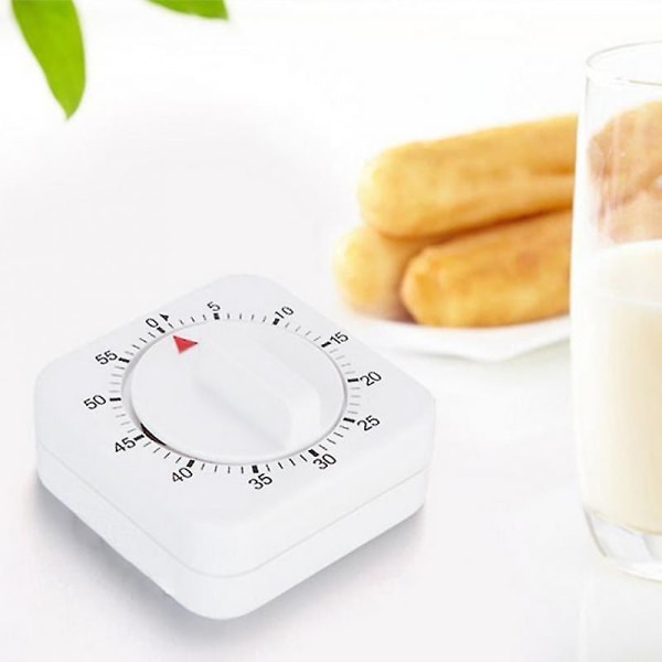 Kitchen Tools &amp;amp; Gadgets Kitchen Timers 60 Minute Square Mechanical Kitchen Cooking Timer Food Preparation Baking Overtime Alarm