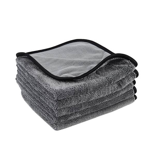 Gulvklut mikrofiber bilvask håndkle ikke lett å felle lo tykk vannabsorberende rengjøringshåndkle 5 stykker