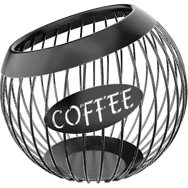 Kaffe Kapselholder, Stor Kapasitet Organizer For Alle Kaffe Kapsler, Kaffe Pod Kurv For Counter Kaffe Bar