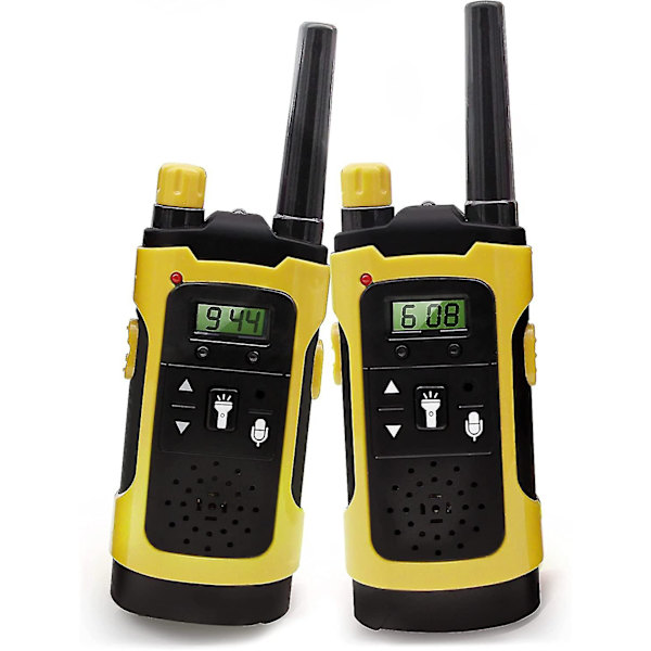 Walkie-talkie för barn, 3-12 år, 3 mils räckvidd, 22 kanaler