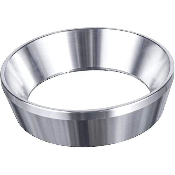 Espresso-annostelu suppilo, ruostumattomasta teräksestä valmistettu magneettinen kahvin annostelu rengas 51mm