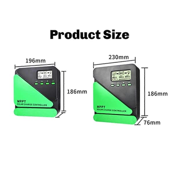 Solar Charge Controller MPPT -D50 Solcellepanel Solcelleladeregulator 12V 24V Batteri PV Inngang 100VOC