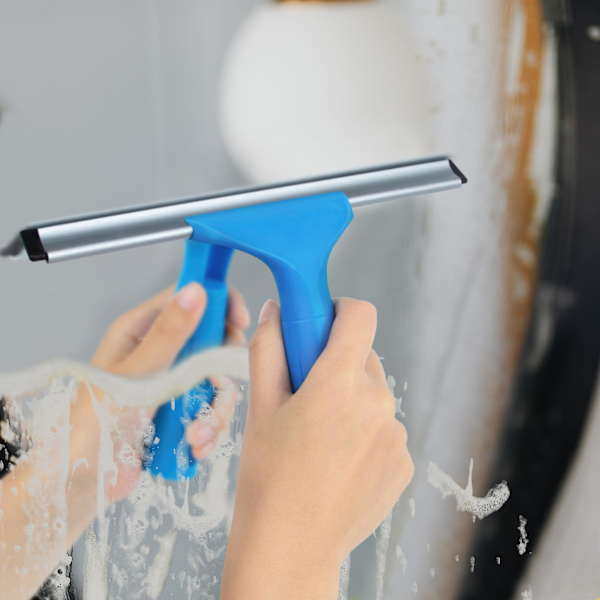 Professionelt vindue rengøringssæt - Squeegee & Mikrofiber vinduesvasker 25CM