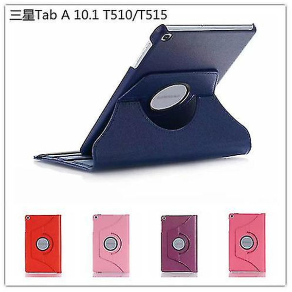 Egnet for Samsung Tab A 10.1 T510 360-graders roterende beskyttelsesdeksel - himmelblå