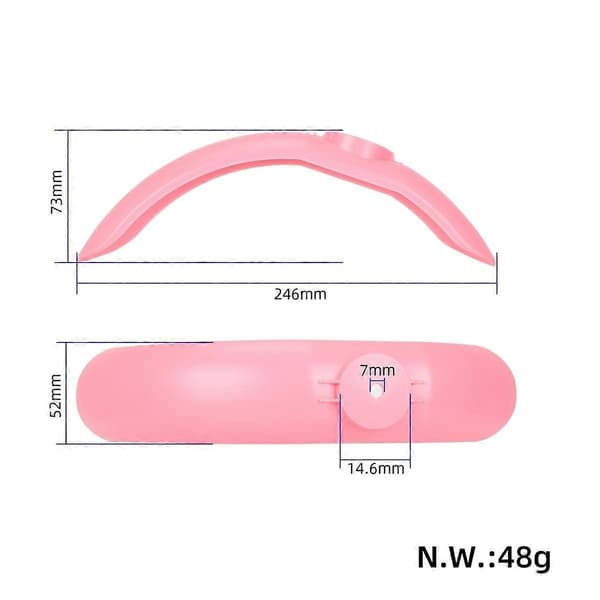 Elektrisk Scooter Mudguard Plastplade Tilbehør M365 Elektrisk Scooter Mudguard
