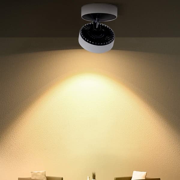 12W LED loftslampe, justerbar lysboks