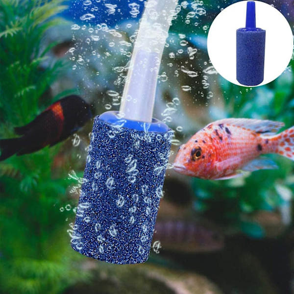 Luftsten Cylinder 30 st Bubblor Diffusor Luftstenar för Akvarium Fisk Tank Pump