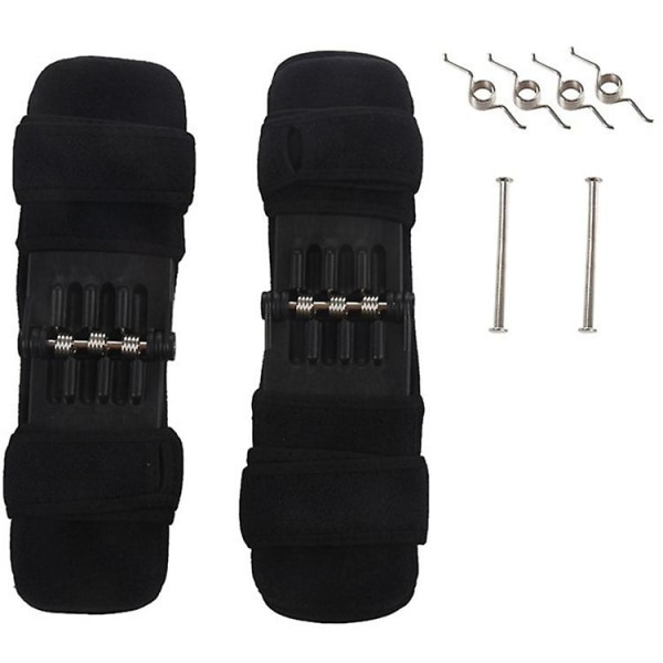 Power Knäskydd Stöd Brace Fjäder Knäskydd, 1par Patella Booster Fjäder Knäskydd Stöd För Vandring Sport