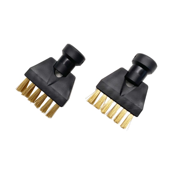 2-pack ångborste liten platt borste liten svart borste hushållstillbehör lämplig för kärcher sg4/2 sg4/4 SC