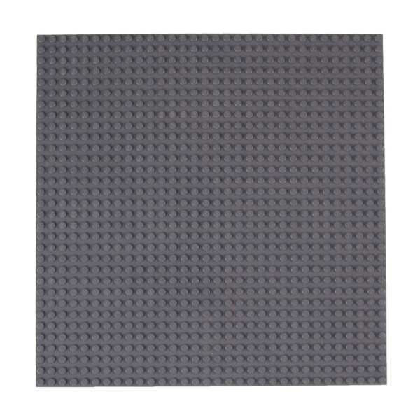 5 stk. Klassiske baseplader 10\" X 10\" Stakbar murstensbaseplade kompatibel med alle større mærker Baseplade Dark Grey