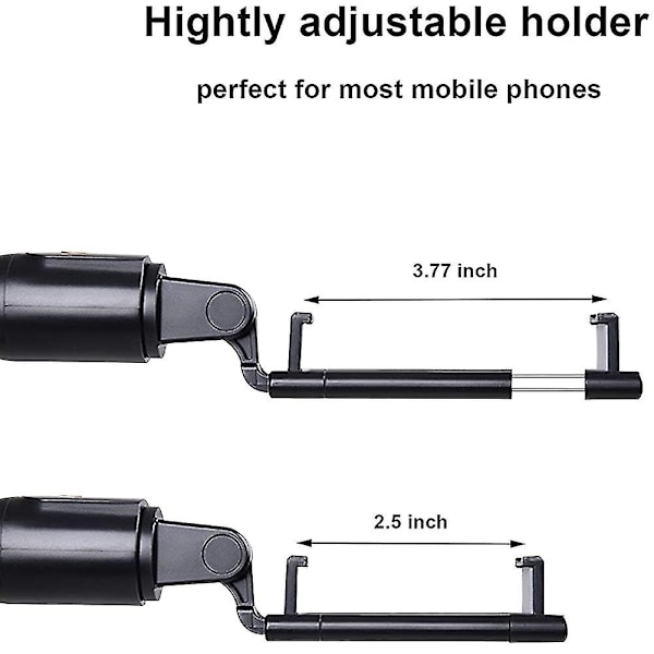 Bluetooth Selfie Stick Stativ Med Fjernbetjening, Rotation Selfie Stick