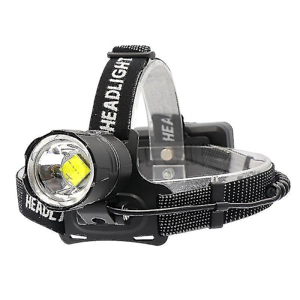 Genopladelig 10.000 lumen pandelampe, zoomable, vandtæt pandelampe, den klareste pandelampe