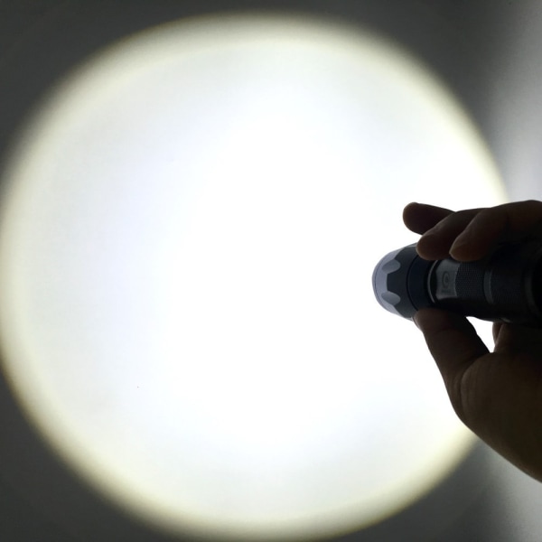 Infrarød nattesyn grønt lys A100 udendørs LED lommelygte T6 lilla lys rødt lys zoom genopladelig mini lommelygte