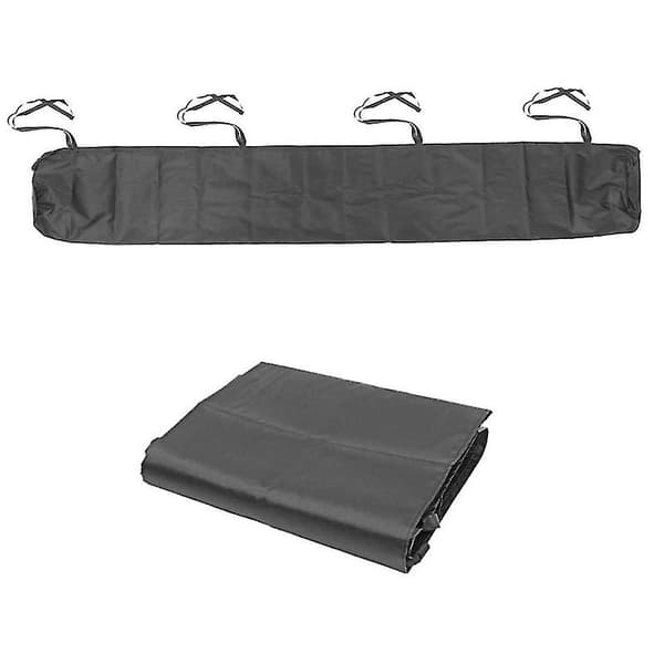 Utomhusmarkis Vattentät Skydd, Retractable Roller Blind Dammskydd, 2m/6.56ft Black