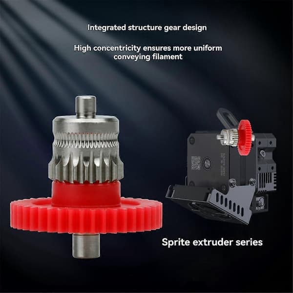 Opgraderings Ekstruder Gear Kit til Ender3 S1 V3 SE -5 -10 Smart Pro Coating 3D Printer Tilbehør A