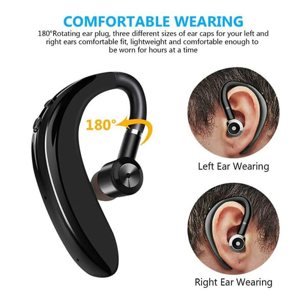 Bluetooth 5.0 Ørepropp Trådløst Headset Støyreduserende Ørepropper Hodetelefoner For Kjøring Kontor