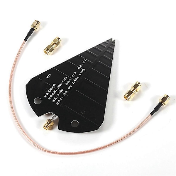 HT5 Log Periodisk Antenne 1.3-10GHz Bredbånds Retningsbestemt Antenne Høy Forstening 6-9dBi 50 for VHF UHF SHF Beidou GPS