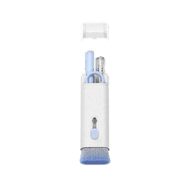 Bluetooth-headset rengöringspenna multifunktionell bärbar tangentbord headset dator rengöringsset Blue