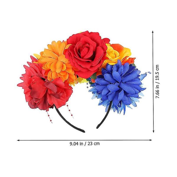 Blomsterhårbånd Blomsterhårbånd Girlander Blomsterkrone Hodeplagg Hårtilbehør