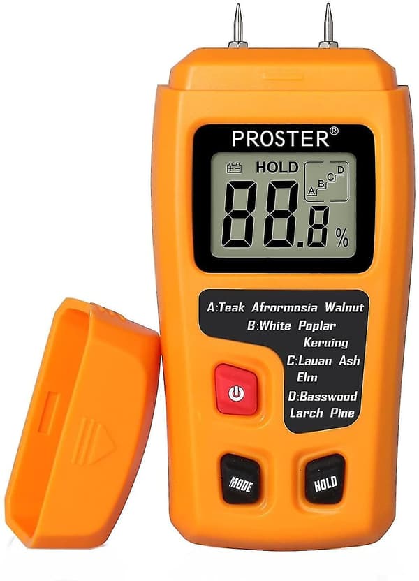 Digitaalinen puun kosteusmittari Orange