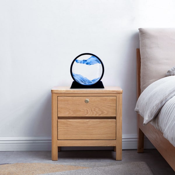 Kviksand maleri kunst dekoration timeglas stue TV skab hjem dekoration kontor vinskab 7 tommer