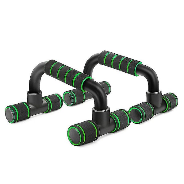 Push Ups Gym Utrustning Träning Hemma Träning Kroppsbyggnad Träningsstänger Push Up Racks Gym Utrustning Green