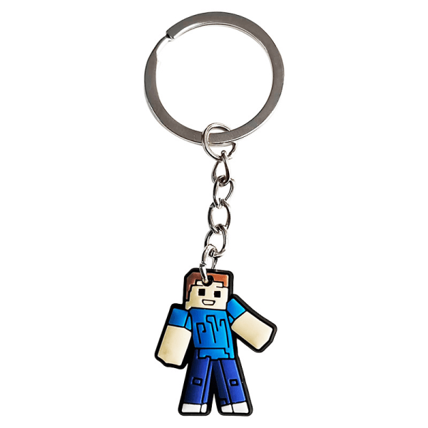 10-delat Minecraft nyckelring hänge skolväska hänge
