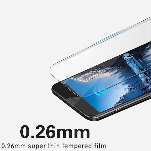 Skärmskydd i härdat glas för iPhone 6/6s/7/8