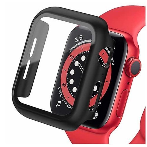 Härdat glasfodral för Apple Watch Series 3, Series 2 och Series 1 42 mm skärmskydd, allround stötfångarskydd