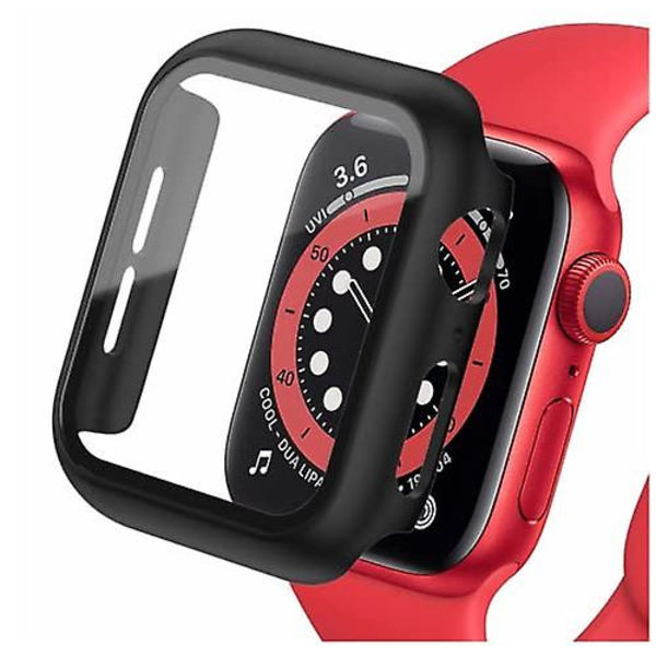 Hærdet glas etui til Apple Watch Series 3, Series 2 og Series 1 42mm skærmbeskytter, all-around kofangerbeskyttelse