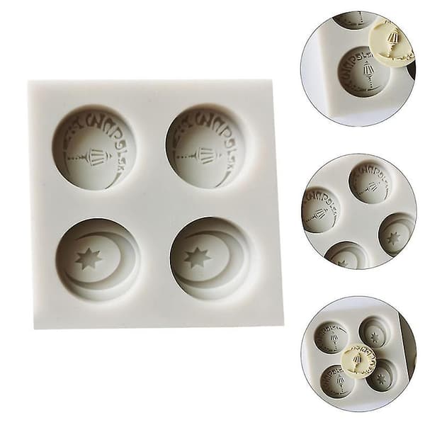 Diy Fondant Form Eid Ramadan Mønster Kageform Cookie Bageværktøj Bageform