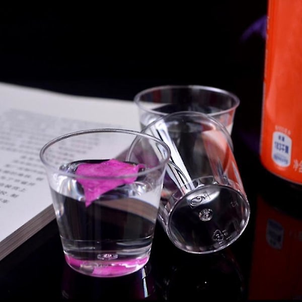 20 stk gjenbrukbare utendørs piknikplast smaksprøvekopp Pp materiale produksjon krystallklar 30ml vinglass for bar kjøkkenfest
