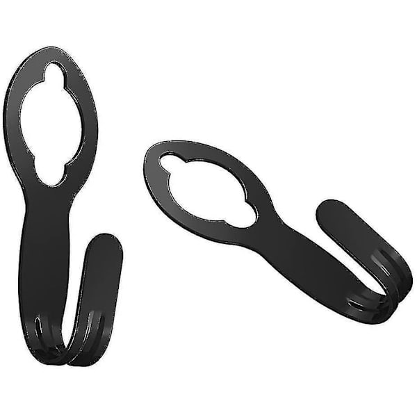 Robust og holdbar svart stål hageslangeholder - ideell for plassbesparelse