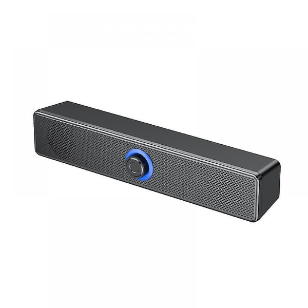 4d Surround Soundbar Bluetooth 5.0 Datorhögtalare Trådbunden Stereo Subwoofer Sound Bar för bärbar dator Hemmabio-TV Aux-högtalare