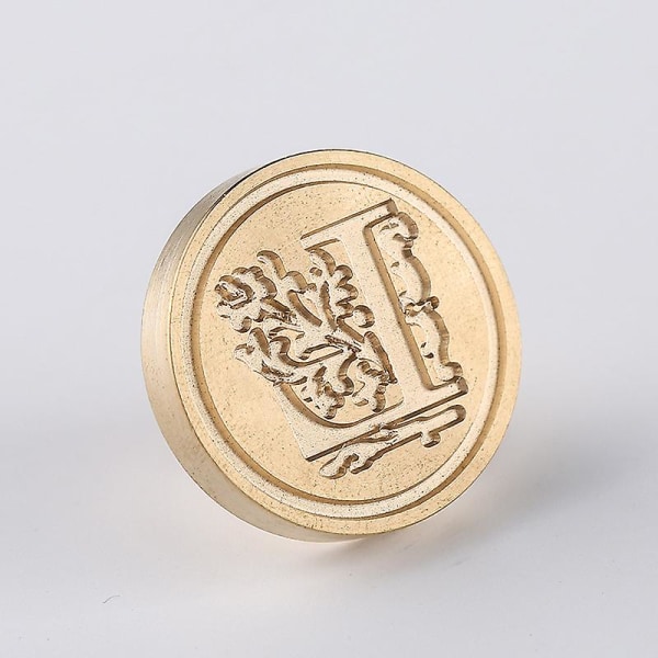 Elite messing retro alfabet initialer voksforseglingsstempel 26 bokstaver A-z voksforseglingsstempel for postdekorasjon DIY-kortlaging L