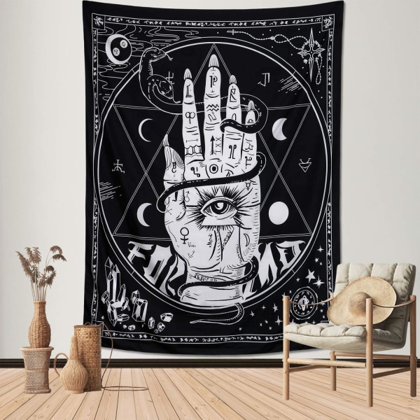 Tarot-tapet - medeltida europeisk spådom - väggbonad