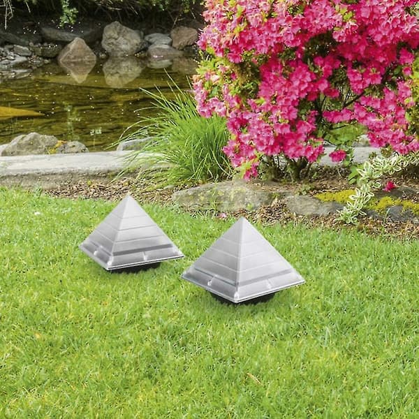 Solcelled Jordlys, Pyramideform Solcelled Have Lamper, Vandtætte Landskabslys