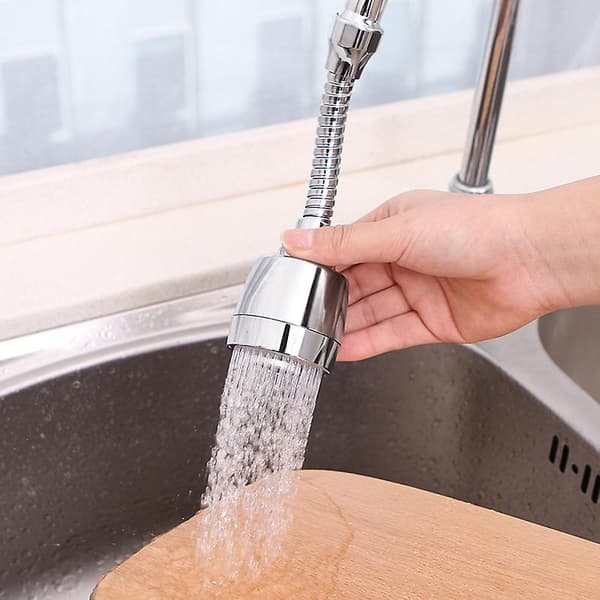 Justerbar kranlufter med sprayfilter, diffusordyse, krantilkobling long