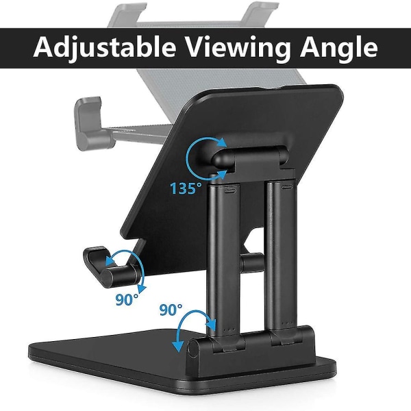 Anozer Foldable &amp; Justerbar Tabletstativ, Utvidbar Skrivebordsstativ