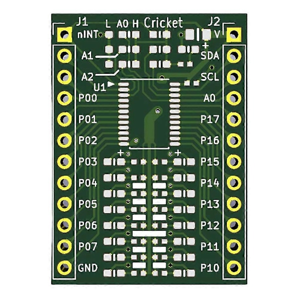 TCA9555 Expansionsmodul IIC/I2C GPIO Expansionskort Modul 16 Digitala Ingångar & Utgångar